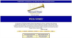 Desktop Screenshot of blessedhopebaptistchurch.net